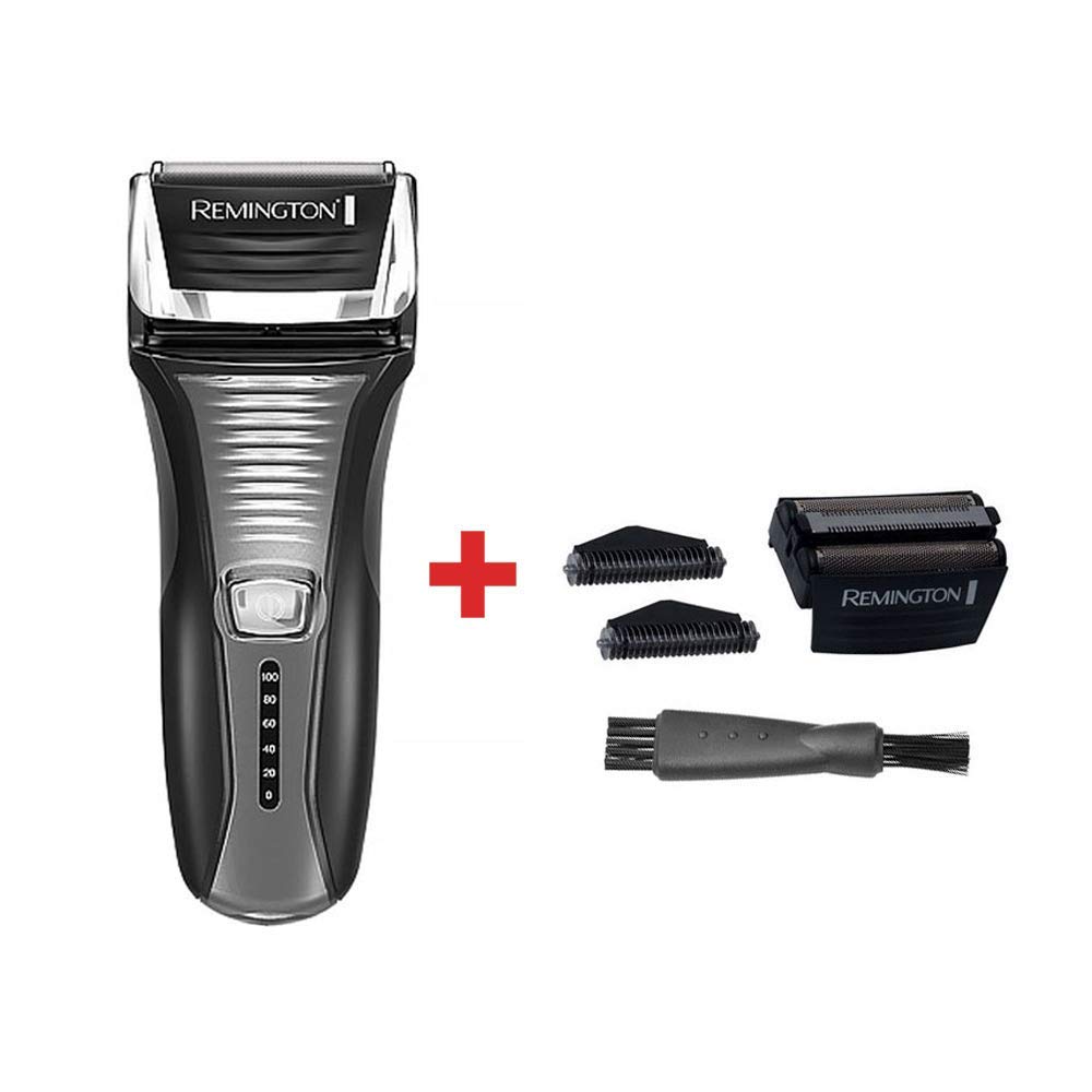 Remington F5-5800, Power Series Inercept Cutting Foil Razor/Men's Shaver with SPF-300 Screens & Cutters, Pivot & Flex Technology, and Stainless Steel Blades - Bundle