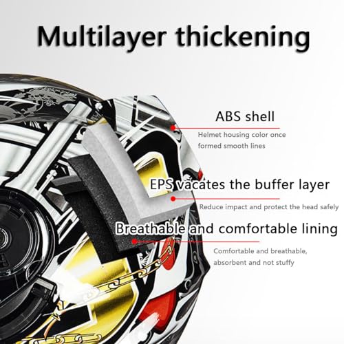 Modular Motorcycle Bluetooth Helmet, Adult Men Women Racing Full Face Helmet DOT Approved Built-in Speaker Microphone Headset Integrated FMVSS-218 Helmet, Motocross Flip Up Front Helmets