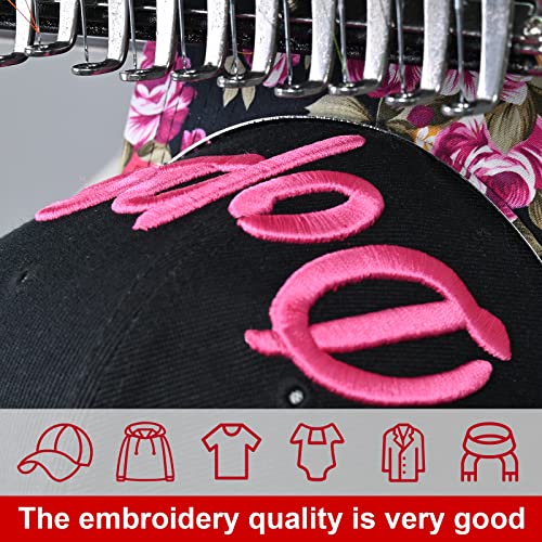 BAi VisionV22 Hat Embroidery Machine, Multi Needles Computerized Commercial Embroidery Machines,15.7"x19.7" Embroidery Area,15 Needles Tubular Structure Stable Cap Embroidery Machine