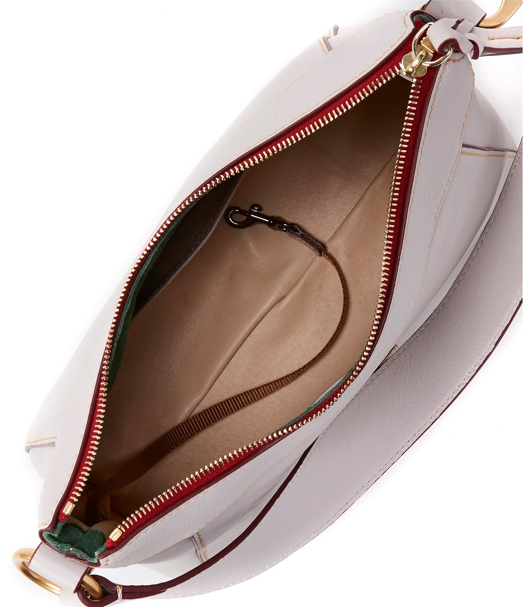 Dooney Bourke Florentine Collection Large Cassidy Hobo Bag - Ecru