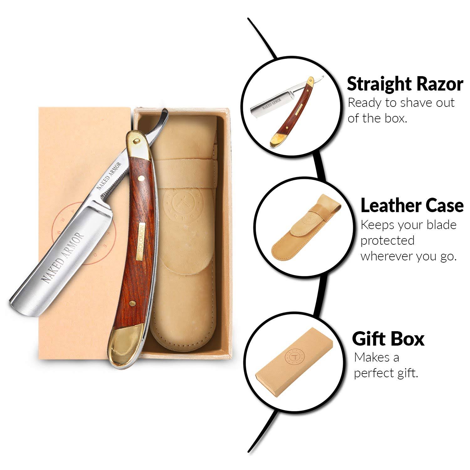 Best Straight Razor - Shave Ready Straight Edge Razor, Japanese Steel Biblical
