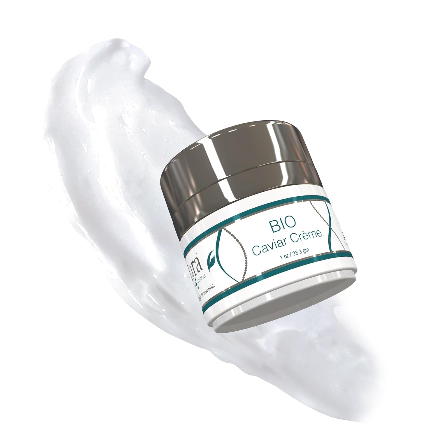 Lira Clinical Bio Caviar Creme - Anti Aging Face Moisturizer for Women and Men - Anti Wrinkle Face Cream with Plant Stem Cells - Perfect Hydrating Face Cream for All Skin Types - 1 Ounce
