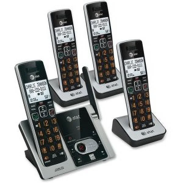AT&T ATTCL82413 DECT 6.0 Cordless Answering System with Caller ID/Call Waiting (4-handset system)