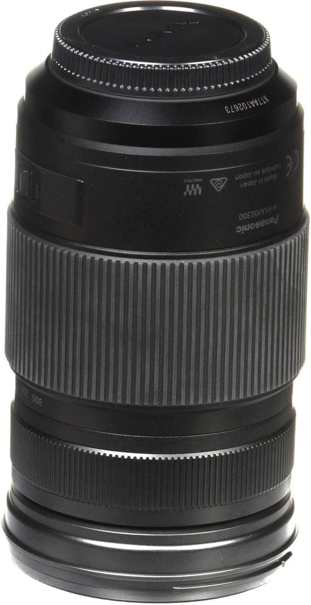 Panasonic LUMIX G II Vario Lens, 100-300MM, MIRRORLESS Micro Four Thirds, Power O.I.S, H-FSA100300 (USA Black)