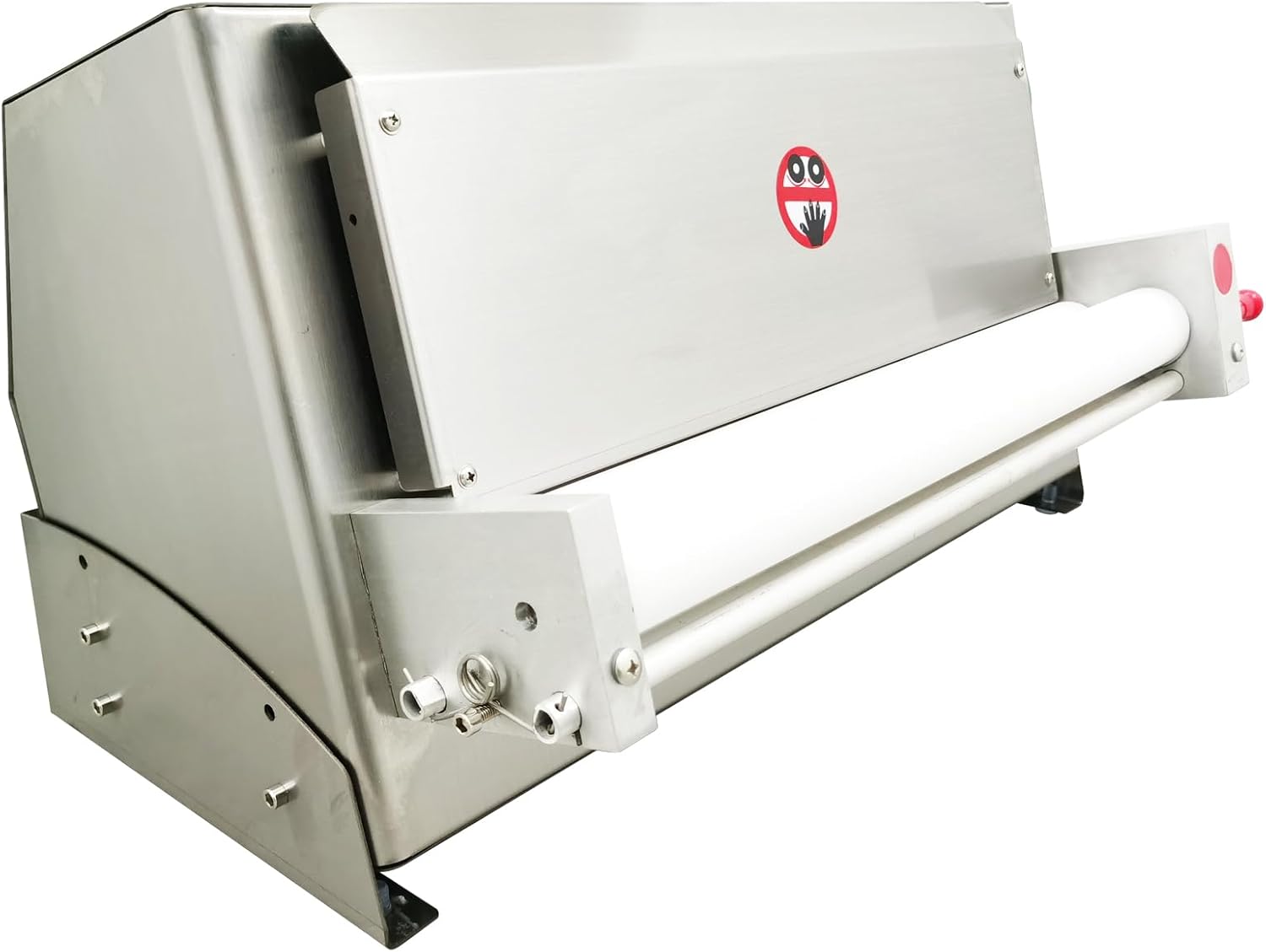 Electric Pizza Dough Roller Sheeter 20in Pastry Press Making Machine 4"-19" Diameter Automatic Pizza Dough Rolling Press Machine 450W Stainless Steel Pasta Bread Noodle Maker 110V