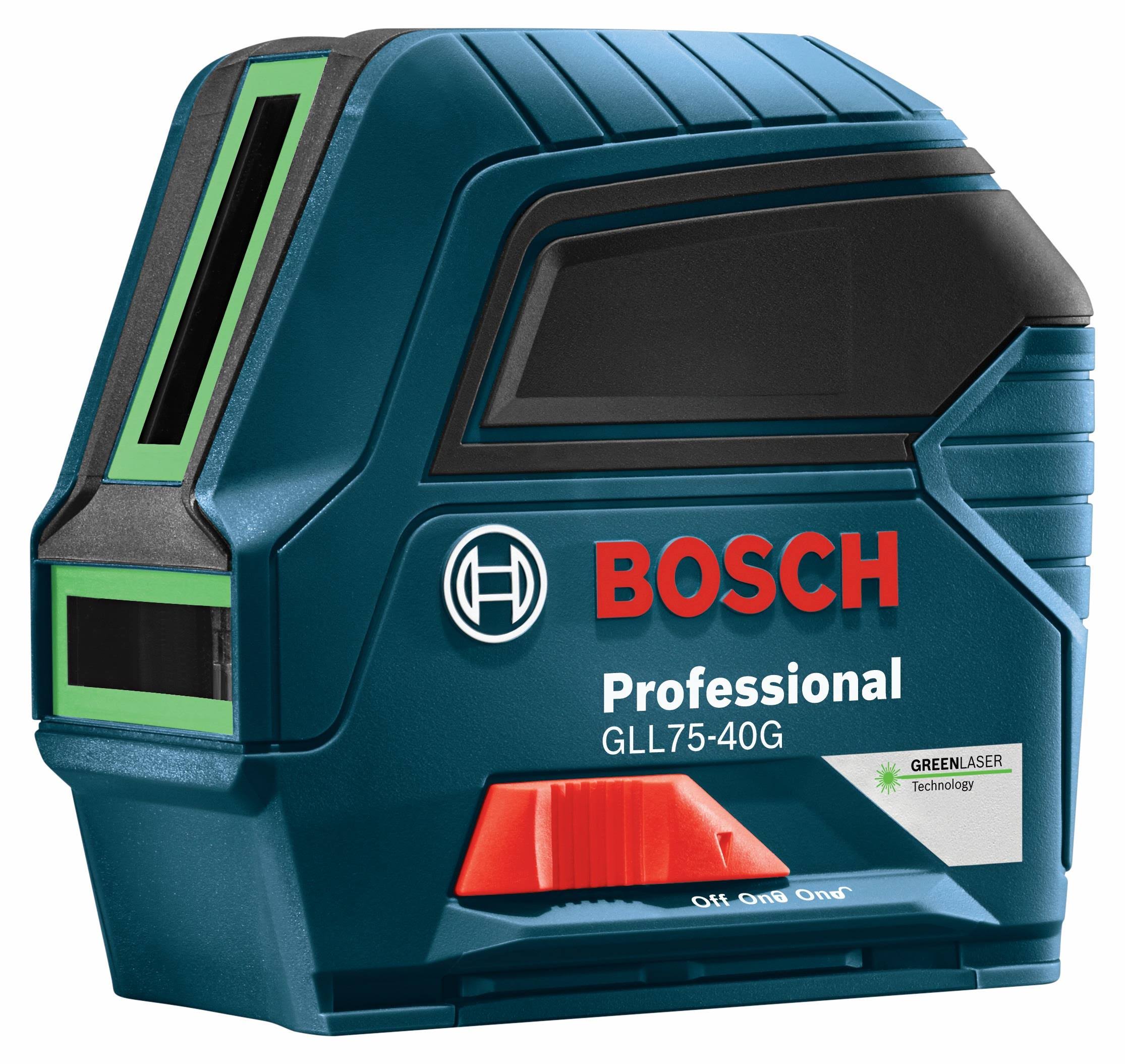 Bosch GLL75-40G Green-Beam Self-Leveling Cross-Line Laser