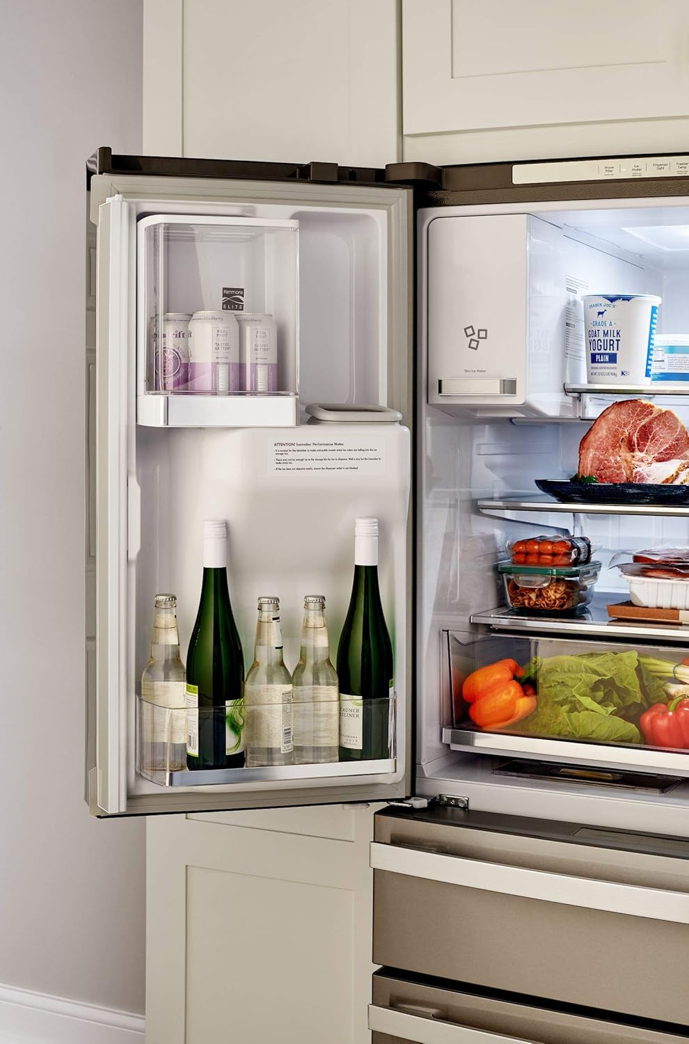 Kenmore 72695 29.5 cu. ft. French Door refrigerator, Stainless Steel