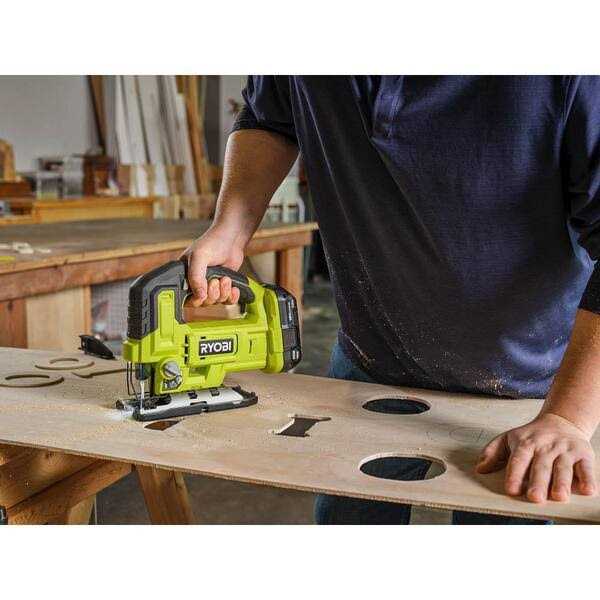 RYOBI ONE+ 18V Cordless 2-Tool Combo Kit with 7-1/4 in. Compound Miter Saw and Jig Saw