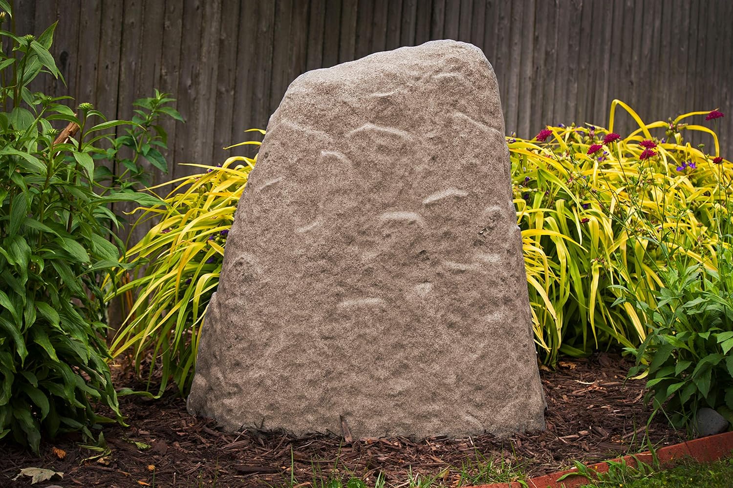 Emsco Group 8280-1 Natural Sandstone Look – Extra Large & Tall – Lightweight – Easy to Install Landscape Rock, Large