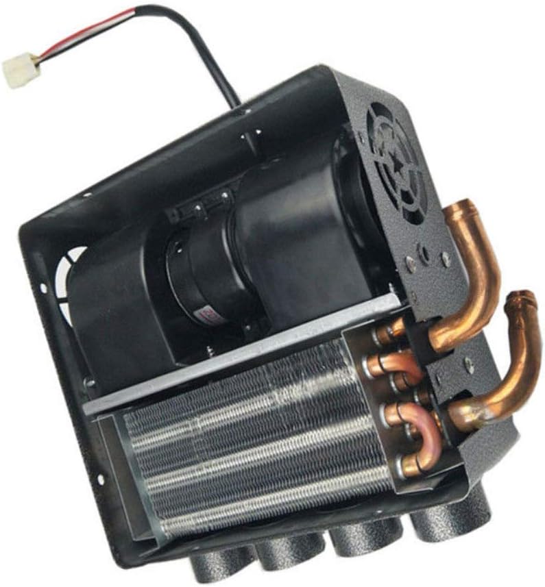 Auto 4 Port Underdash Compact Heater Kit 13X Copper Tube+Speed Switch Set for Truck Universal Trucks Minivans Excavators Harvesters Tricycles