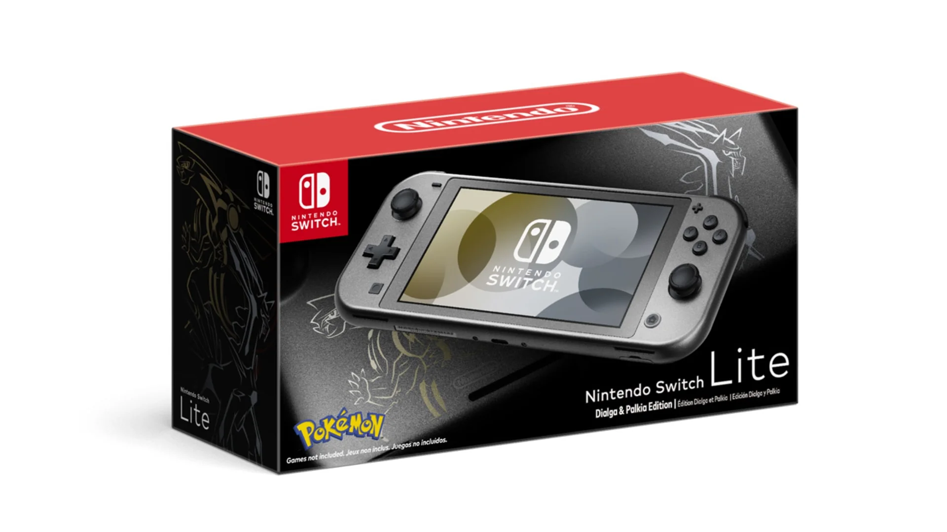 Nintendo Switch Lite Console, Metallic Gray,5.5” LCD Touch 1280x720 Screen, 32GB Internal Storage and 64GB External Storage 12-in-1 Carrying_Case (Game Console)