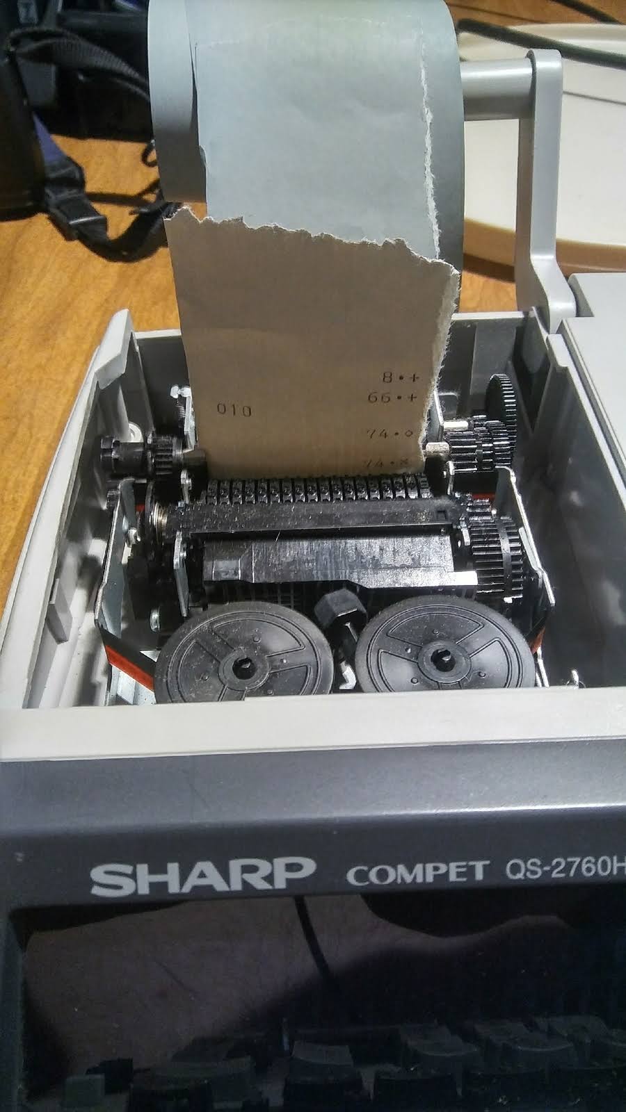 Sharp QS-2760H Printing Calculator
