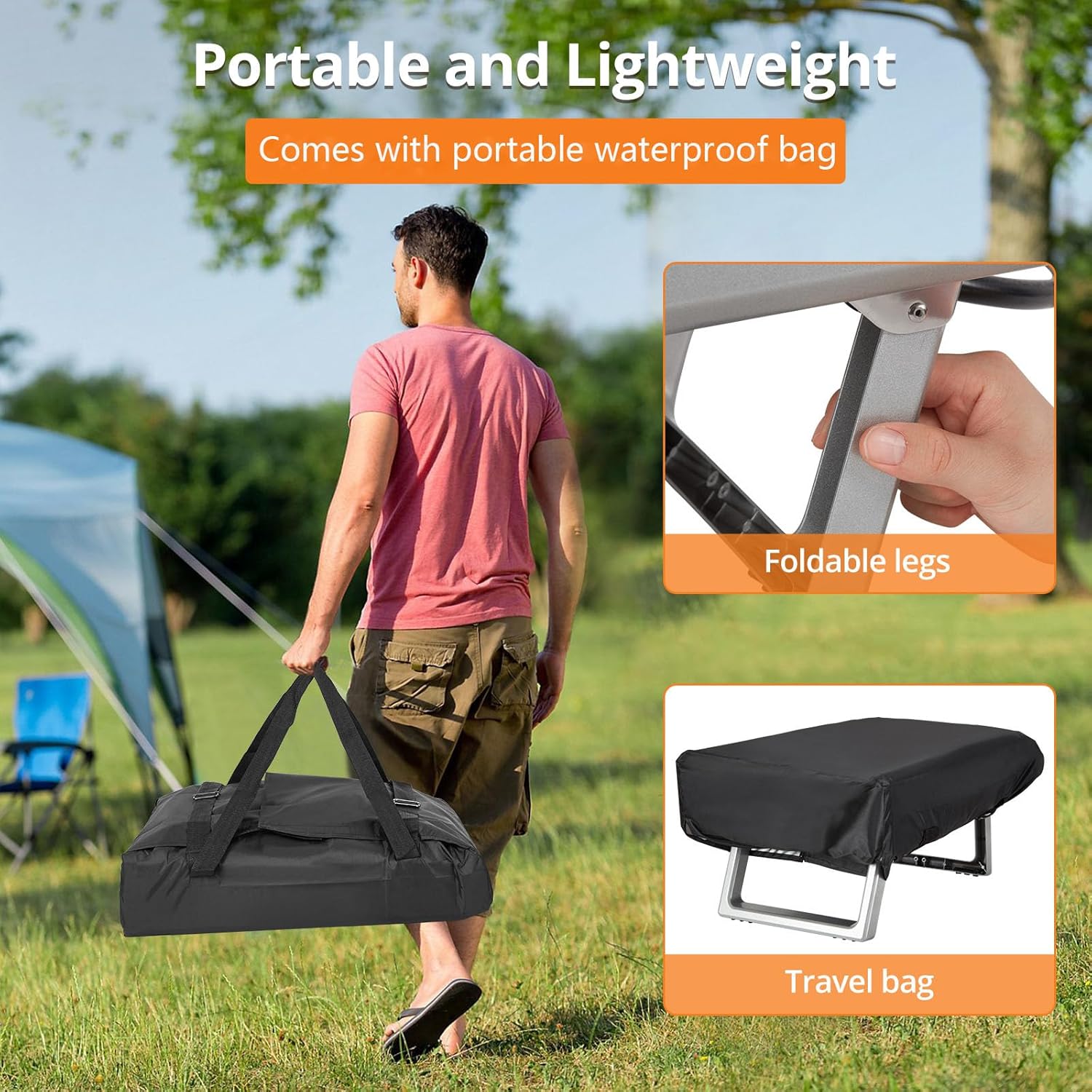 Pizza Oven Outdoor Gas Propane Portable Pizza Ovens, 12” Stainless Steel for Outside Backyard Kitchen Camp With Accessories Kit