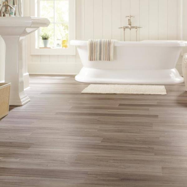 TrafficMaster Dove Maple 6 in. x 36 in. Luxury Vinyl Plank Flooring (24 Sq. ft. / CASE)