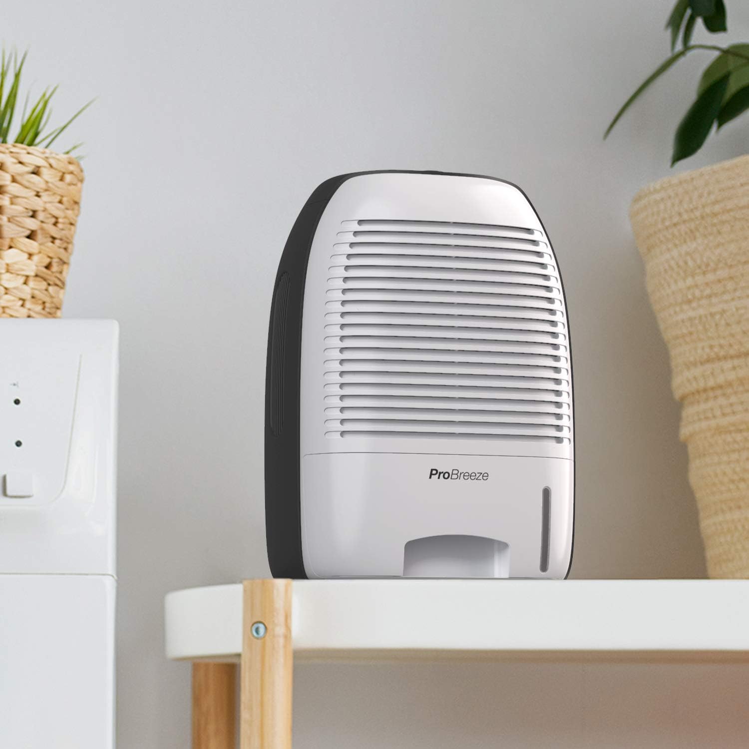Pro Breeze Premium Electric Dehumidifier Small, 2200 Cubic Feet (250 sq ft), 52oz Capacity, Compact and Portable for Humidity in Home, Basement, Bedroom, RV, Office, Garage - Dehumidifiers for Home Pack of 2