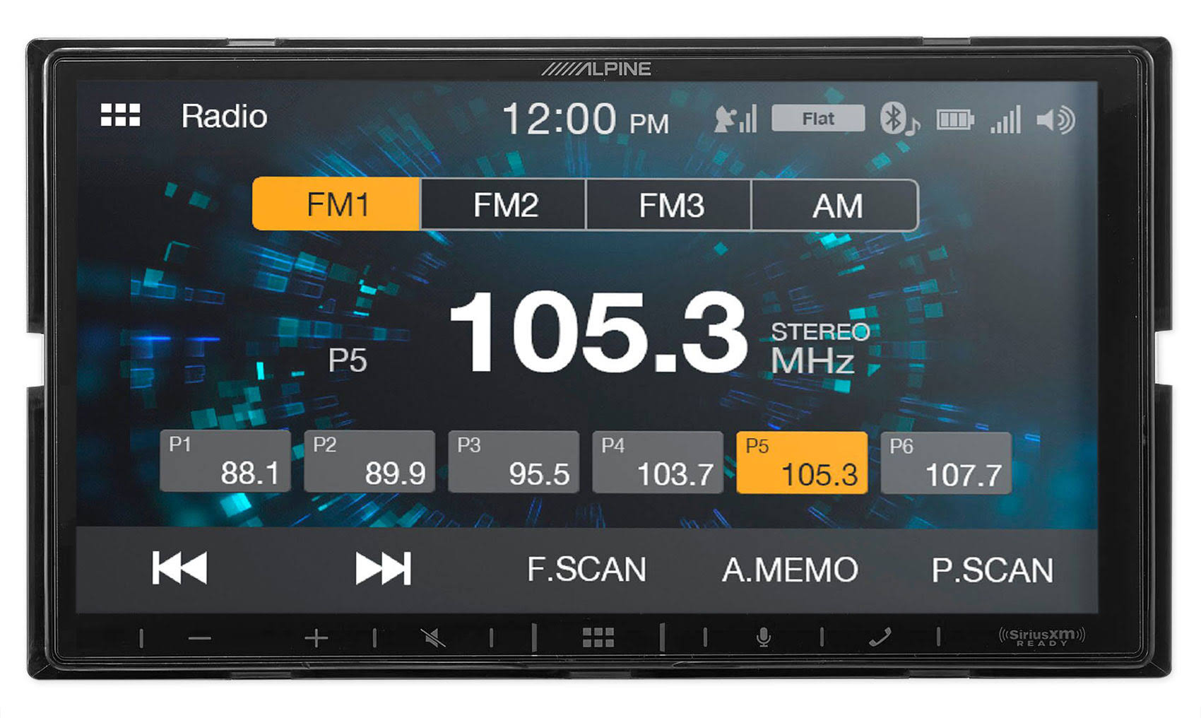 Alpine iLX-W650 7x22 Digital Media Bluetooth CarPlay Receiver+KTA-450 Power Pack