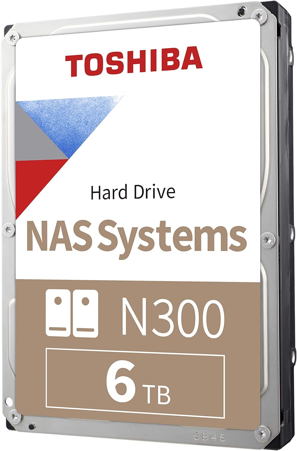 Toshiba N300 14TB NAS 3.5-Inch Internal Hard Drive - CMR SATA 6 GB/s 7200 RPM 512 MB Cache - HDWG31EXZSTA