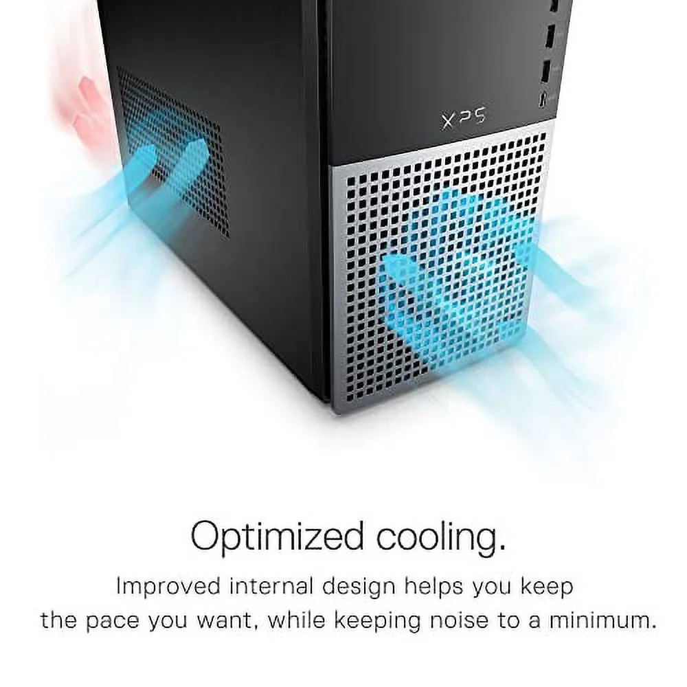 Restored Dell XPS 8950 Desktop Computer - 12th Gen Intel Core i7-12700K, 16GB DDR5 RAM, 512GB SSD + 1TB HDD, NVIDIA GeForce RTX 3060 12GB, Wi-Fi 6, VR Ready, Air Cooled, Bluetooth, Windows 11 Home - Black (Refurbished)