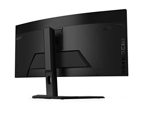 GIGABYTE GS34WQC 34" 1440P Curved Gaming Monitor, 3440x1440 VA 1500R Display, 1ms (MPRT) Response Time, HDR Ready, FreeSync Premium