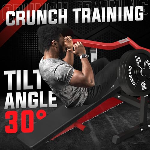 GMWD Chest Press Machine, 1050LBS Bench Press Machine with Independent Converging Arms, Adjustable Flat Incline Bench for Chest, AB Workouts, Shoulder Home Gym Equipment