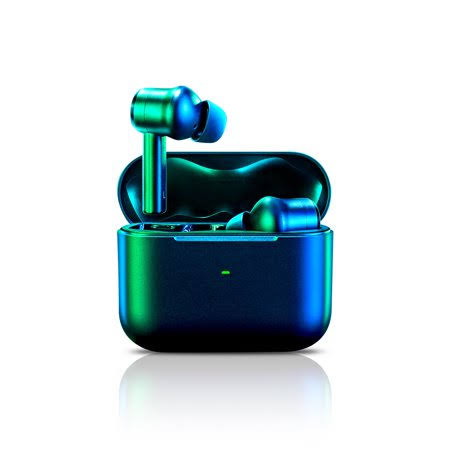 Razer Hammerhead True Wireless Earbud Half In-Ear Bluetooth 5.0 Auto-Pairing Headphones Earphone Low Latency with 13mm Drivers,