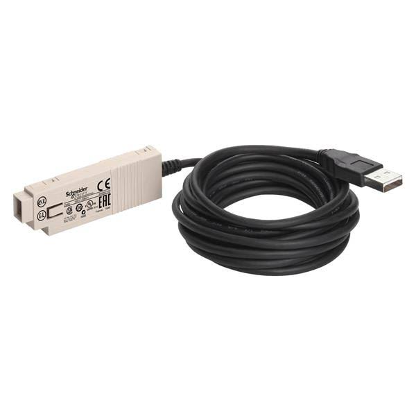 Schneider Electric SR2USB01 Connecting Cable,PC USB to RELAY
