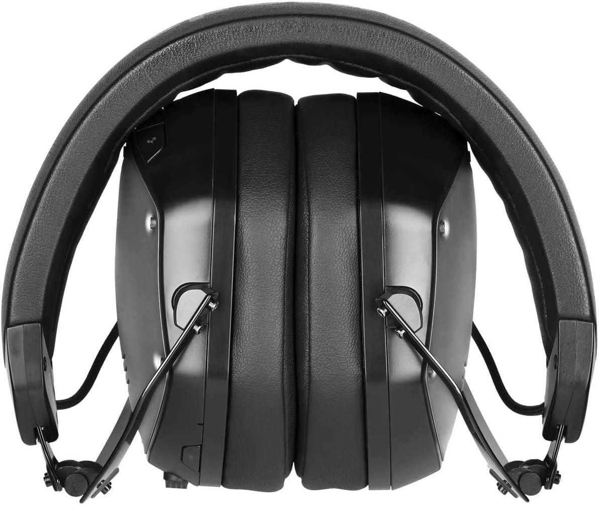 V-MODA M-200 ANC Noise Cancelling Wireless Bluetooth Over-Ear Headphones with Mic for Phone-Call, Matte Black
