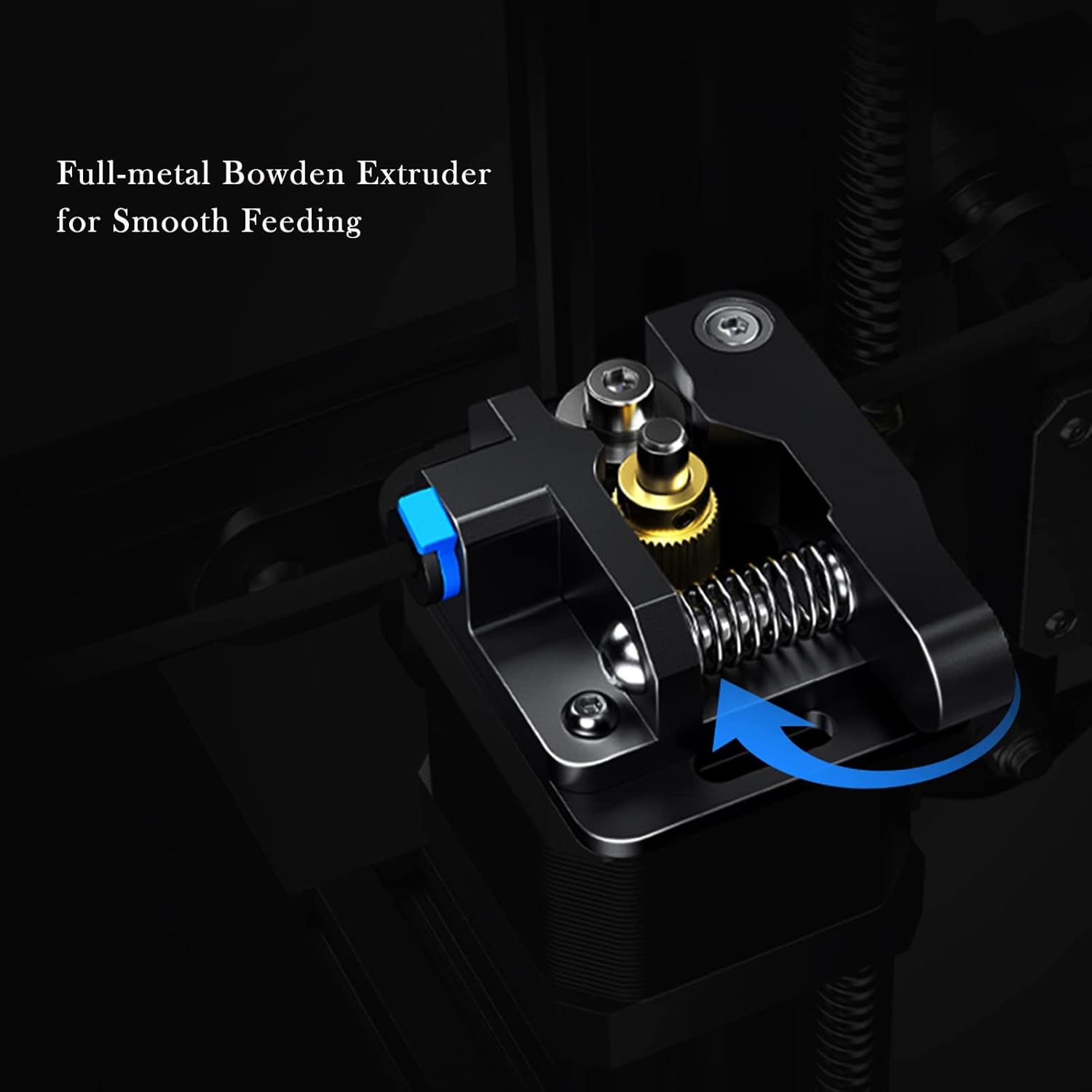3D Printer Ender 3 v2 Neo Creality Offically New Upgrade Version with Auto-Leveling CR-Touch Silent Motherboard Stainless Platform Full-Metal Extruder 95% Pre-Installed Resume Printing 220x220x250mm