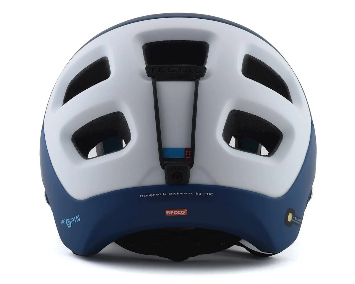 POC Tectal Race Spin Helmet Lead Blue/Hydrogen White XL/XXL
