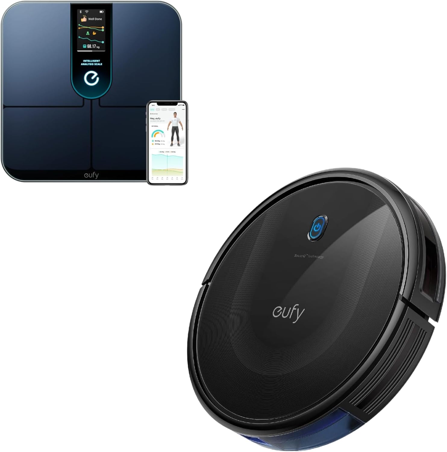 eufy BoostIQ RoboVac 11S MAX by Anker Wi-Fi Fitness Tracking Smart Scale P3
