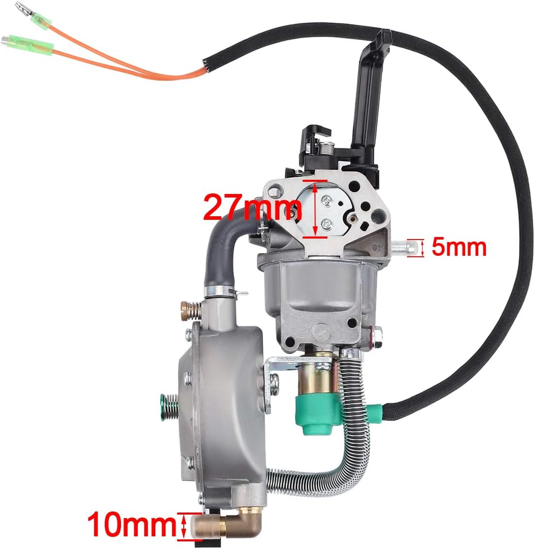 Hipa Generator Dual Fuel Carburetor LPG CNG Conversion kit 4.5-5.5KW GX390 188F Manual Choke