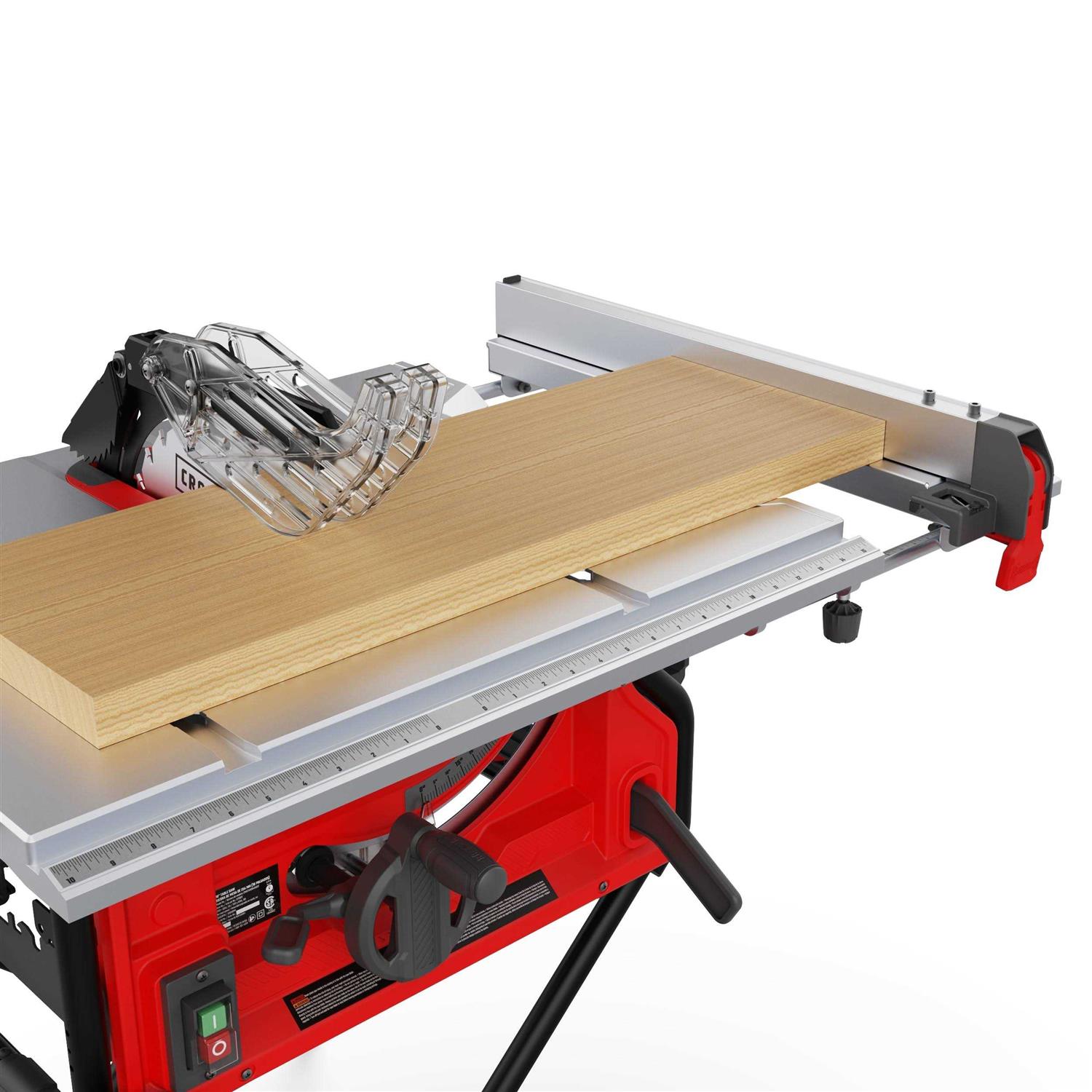 CRAFTSMAN 10-in 15-Amp Portable Benchtop Table Saw with Folding Stand CMXETAX69434506