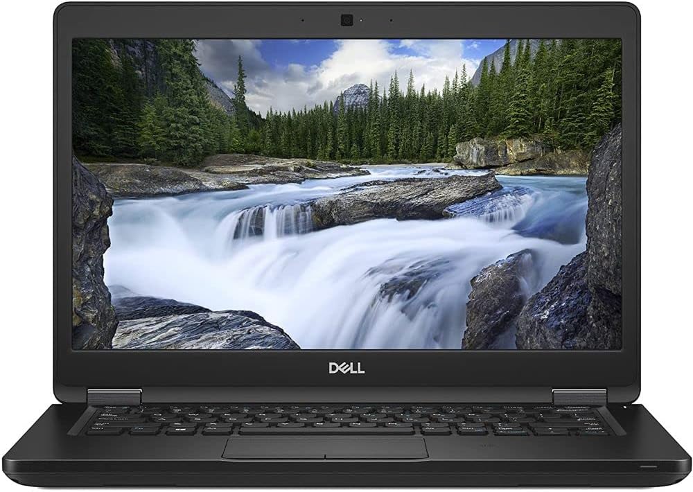 Dell Latitude 5490 Intel Core i5-7300U X2 3.5GHz 8GB 128GB SSD 14", Black (Renewed)