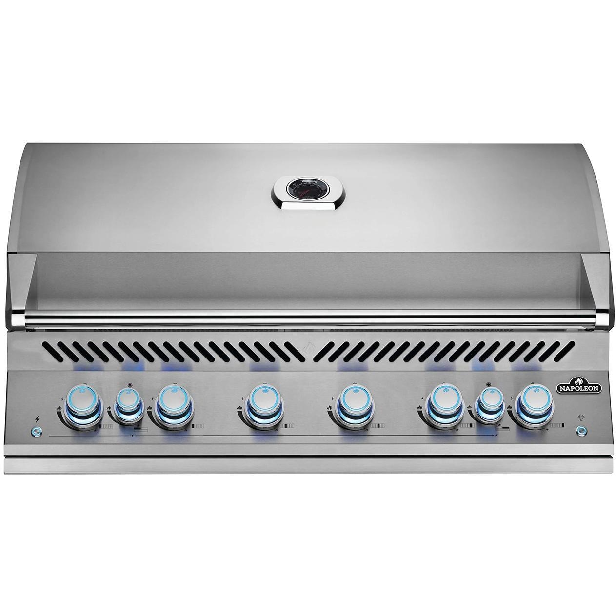 Napoleon Built-In 700 Series 44-Inch Propane Gas Grill w/ Infrared Rear Burner & Rotisserie Kit - BIG44RBPSS