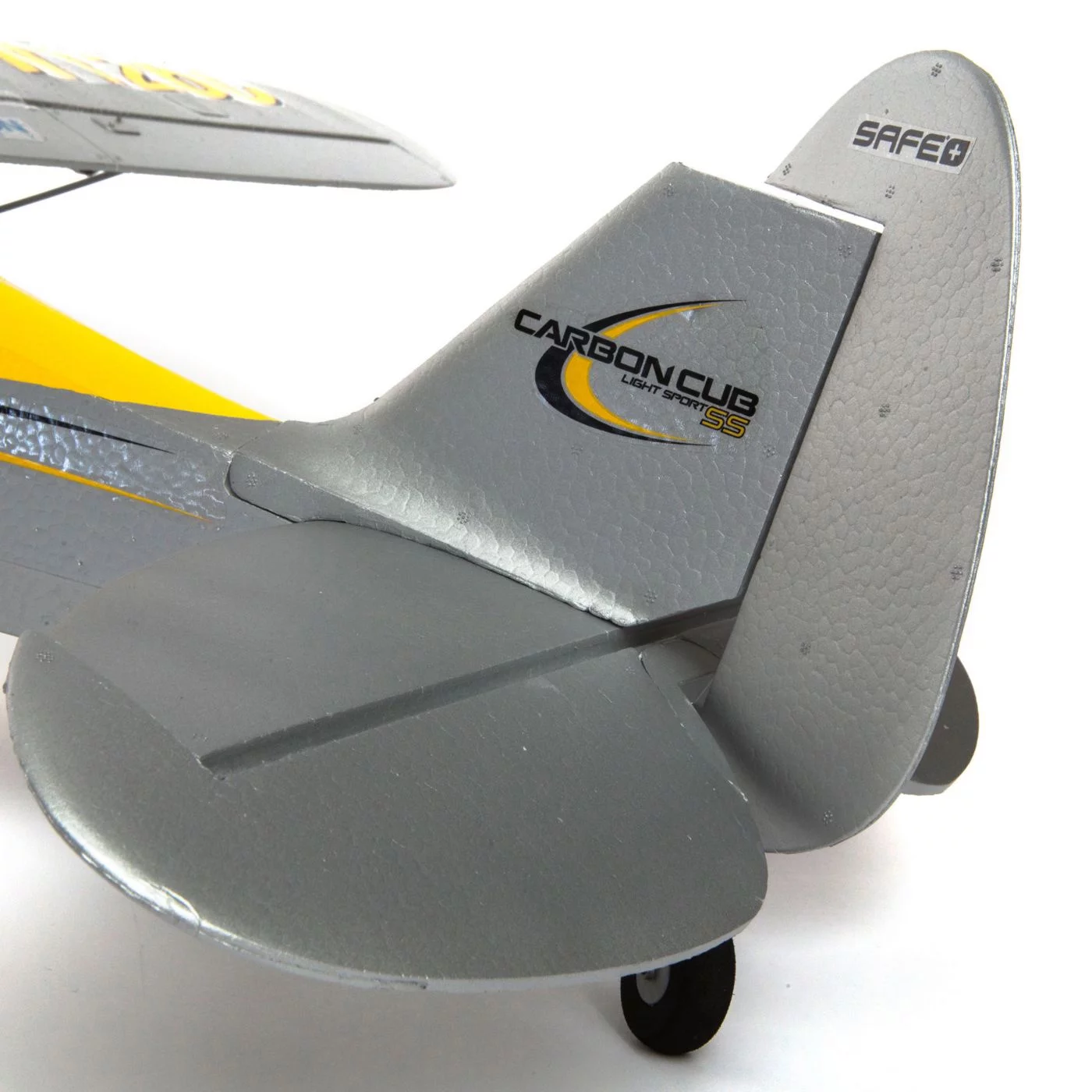 HobbyZone RC Airplane Carbon Cub S 2 1.3m BNF Basic Transmitter Battery and Charger not Included with Safe HBZ32500 Yellow Airplanes B&F Electric Trainer