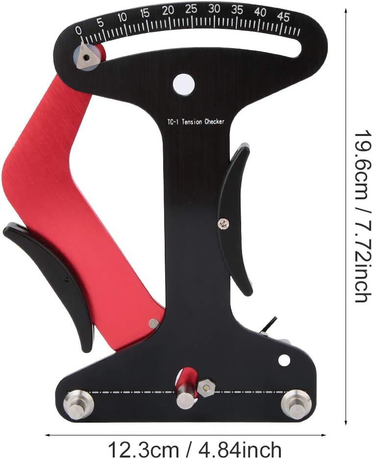 Bicycle Spoke Tension Meter Tool, Aluminum Alloy Bicycle Wheel Tool Wire Tension Adjustment Tool Bike Accessory