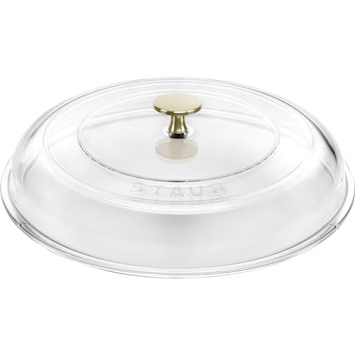 STAUB Braiser with Glass Lid, 3.5-Qt, Cherry
