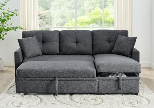 Oversized U-Shaped Sectional Sofa Couch Plush Corduroy Upholstered Modular Deep Seat Sofa&Couch Sectional W/Right Facing Chaise Lounge and 7 Toss Pillows for Home Apartment Living Room Furniture Sets