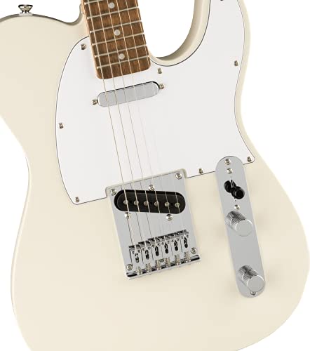 Squier Affinity Series Telecaster Electric Guitar, with 2-Year Warranty, Butterscotch Blonde, Maple Fingerboard, Left-Handed