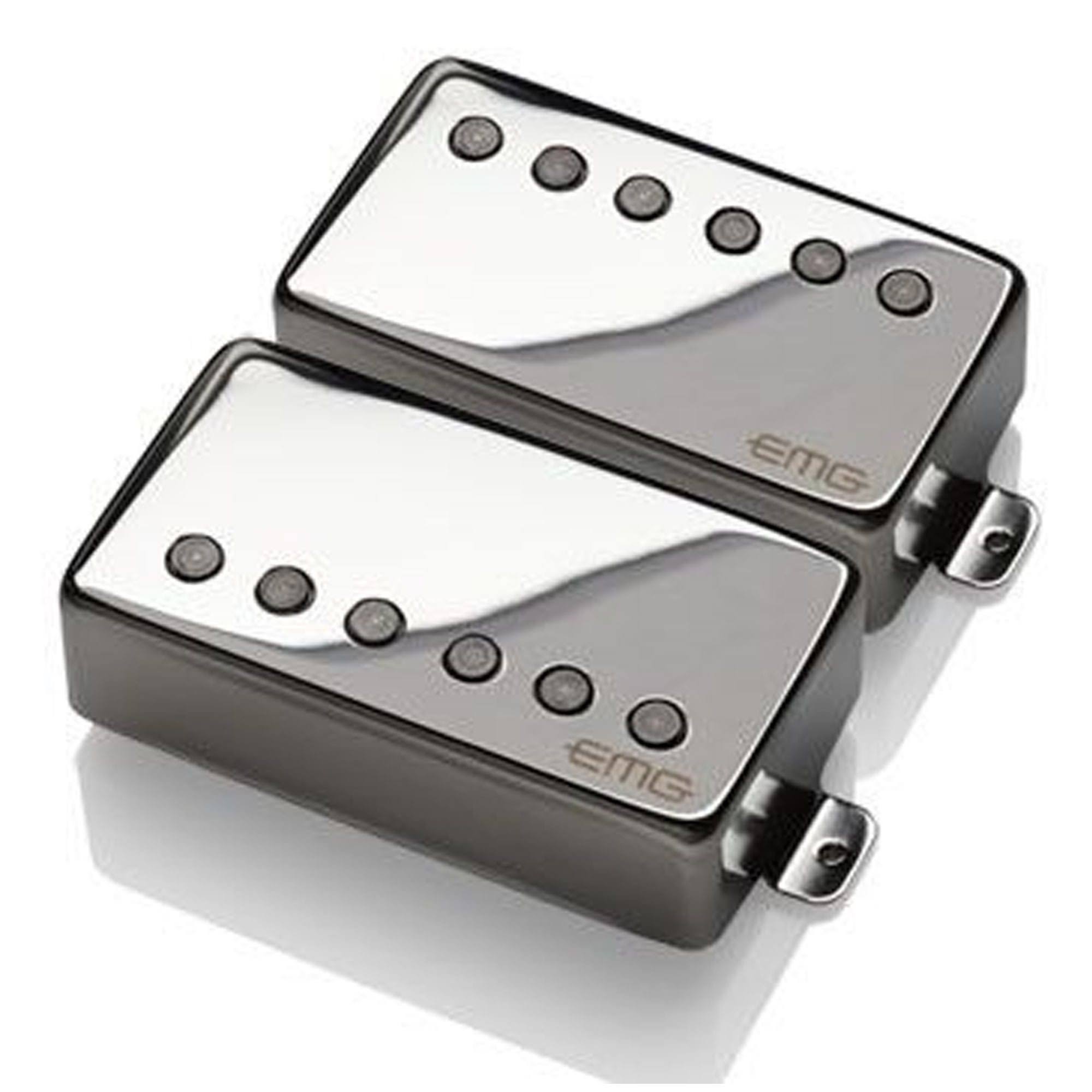 EMG 5039.00 57/66 Active Guitar Humbucker Pickup Set, Chrome