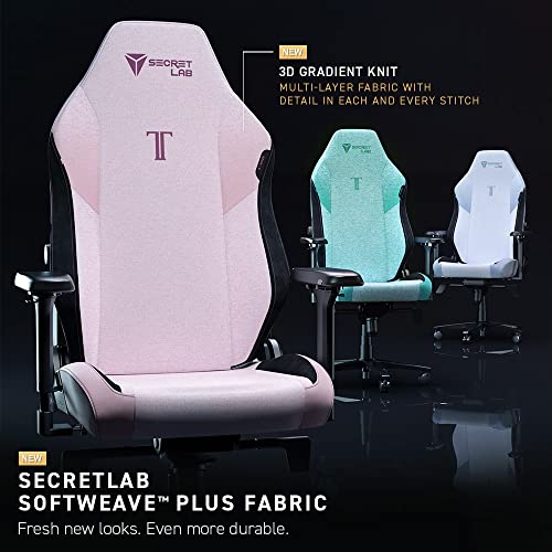 Secretlab Titan Evo Frost Blue Gaming Chair - Reclining, Ergonomic & Heavy Duty Computer Chair with 4D Armrests, Magnetic Head Pillow & Lumbar Support - Big and Tall Up to 395 lbs - Blue - Fabric