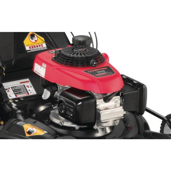 Troy Bilt Tb365 XP 21 inch 160cc Gas Self Propelled Walk Behind Lawn Mower, Red