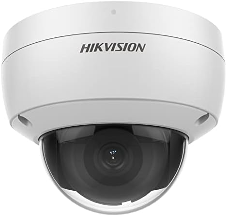 Hikvision 8MP Dome Camera DS-2CD2186G2-I 2.8mm 8MP AcuSense Powered-by-Darkfighter Fixed Dome Network Camera Low Light 3-axis POE IP67 English Version IP Camera