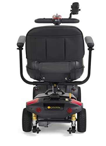 Golden Technologies Buzzaround XL 4-Wheel Compact Disassembling Mobility Scooter - GB124A-STD (Red)