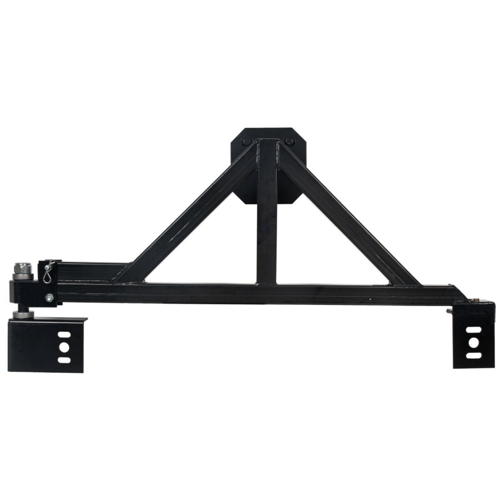 Tire Carrier Mount W/Drop Down Option Compatible With All For 03-09 H2 H2 Black