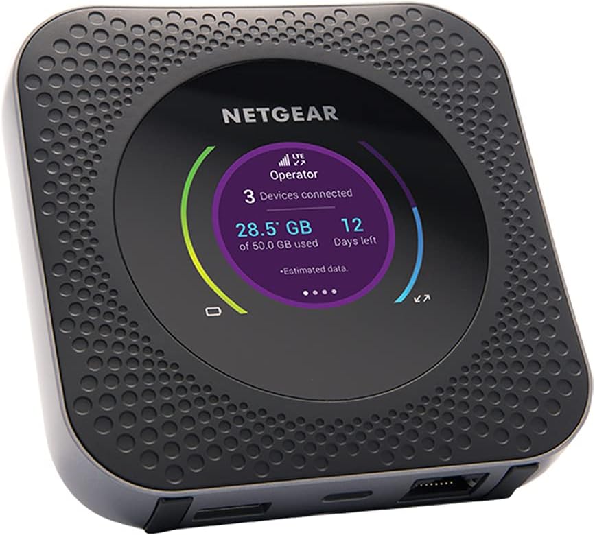 NETGEAR Nighthawk M1 4G LTE WiFi Mobile Router (MR1100-NAS) – Up to 1Gbps Speed | Works Best with AT&T and T-Mobile | Connects Up to 20 Devices | Secure Wireless Network Anywhere Pack of 2
