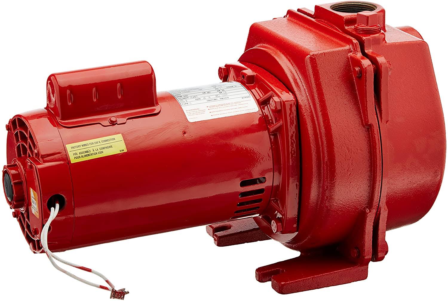 Red Lion Sprk150 1.5 Horsepower 71 GPM 115V Cast Iron Irrigation Sprinkler Pump
