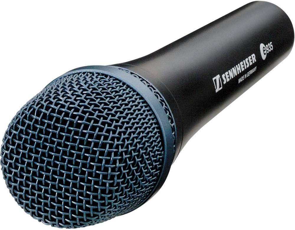 Sennheiser e935 Handheld Cardioid Dynamic Microphone Bundle with Mackie Mix5 5-Channel Compact Mixer & XLR Cable