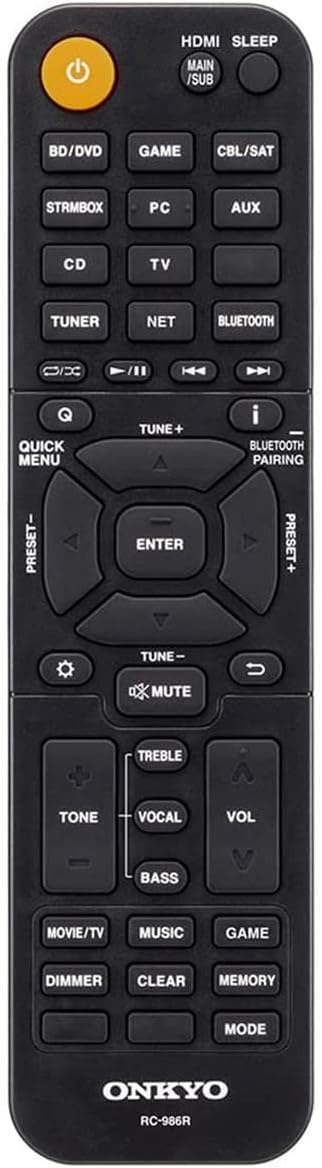 Onkyo TX-NR5100 7.2 Channel Network A/V Receiver (2021), Black (Renewed)