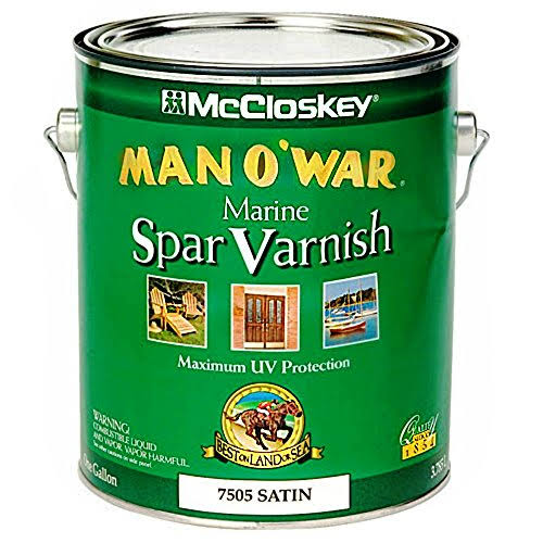 McCloskey Man O& War Spar Marine Varnish, Satin - 1 gal can